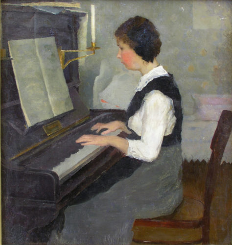 Лєночка за піаніно
