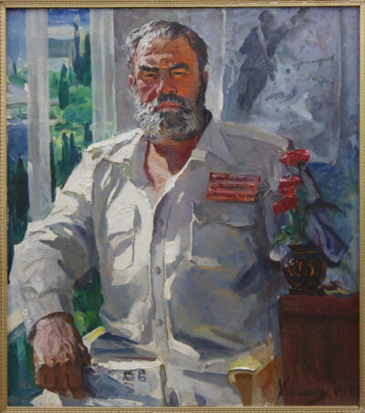 Ветеран Великої Вітчизняної війни скульптор Т. Порожняк