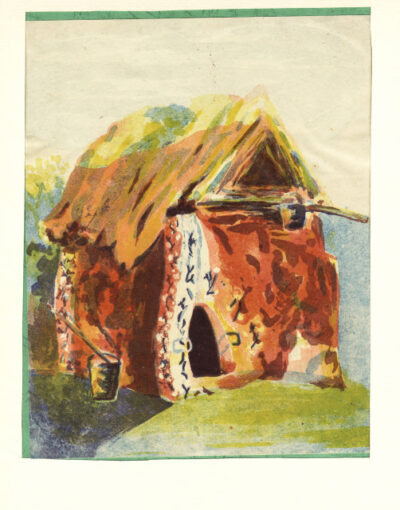 Chicken house in Tsybulivka village