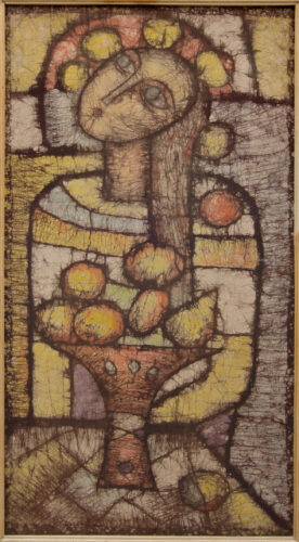 Conversation. Right part of the triptych