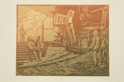 Automatic punching of the blast furnace. Album “At the metallurgists of Prydniprovia”
