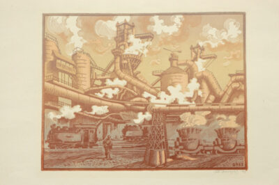 Blast furnace yard. Album “At the metallurgists of Prydniprovia”