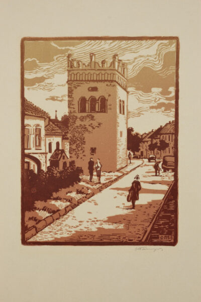 Poprad. Sixteenth-century companella. Album “Through Czechoslovakia.”