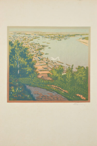 Dnipro from Volodymyrska Hill. From the album “Kyiv”