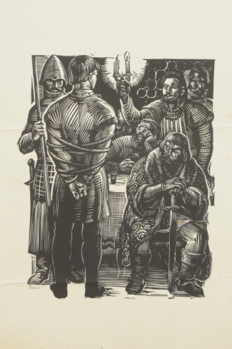Illustrations to the drama by I. Kocherha “Svichka’s wedding”