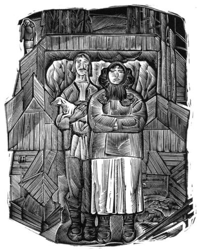 Illustrations to the work by M. Kotsiubynskyi “Shadows of Forgotten Ancestors”