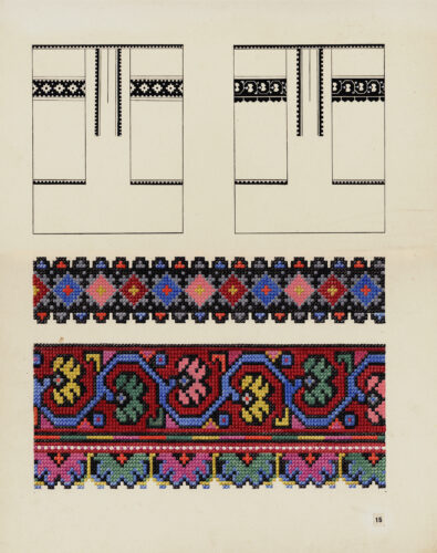 Embroidery pattern for the “Embroidered Products Catalog”