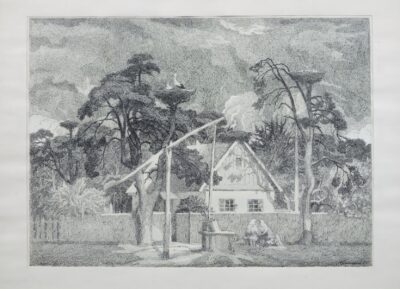 Stork’s Land. The central part of the triptych