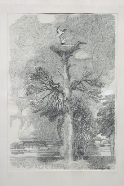 Stork’s Land. Left part of the triptych