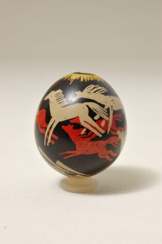 Pysanka “Based on Pokhliovska’s poetry”