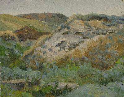 Study for the diploma painting “Olbia. At the spring”
