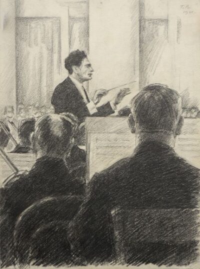 Klemperer at the music stand