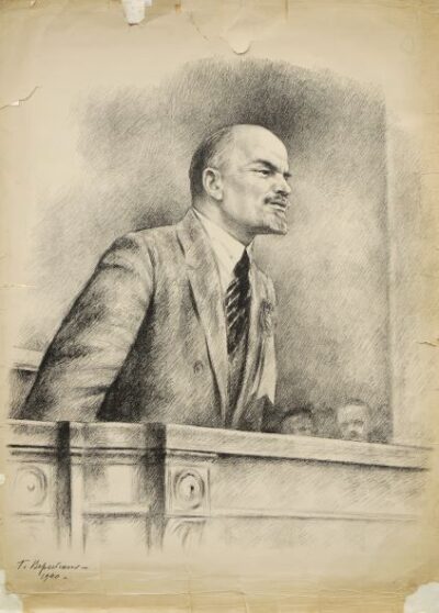 Lenin on the tribune