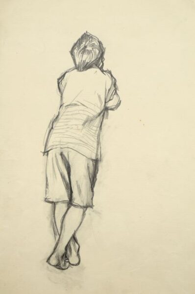 Sketch of a boy’s figure