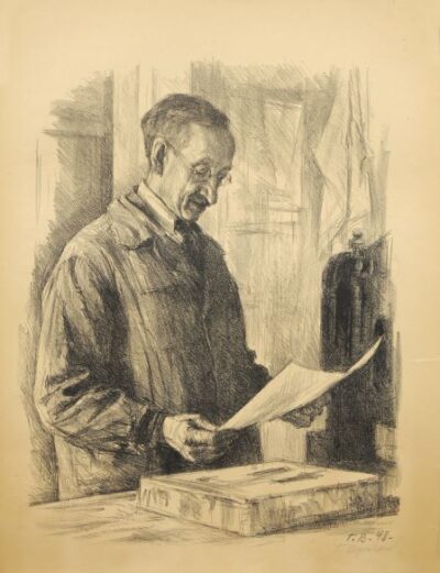 Portrait of the typographer I. Pozhyltsov