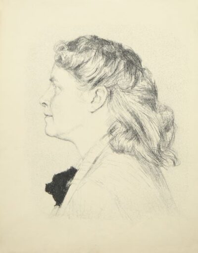 Portrait of the artist Butrova M.
