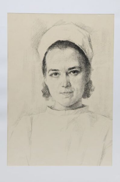 Portrait of nurse Nadiia Artemieva