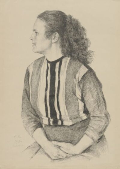 Portrait of the artist Tetiana Yablonska