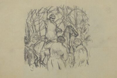 A sketch of an illustration for a book by O. Vereiska