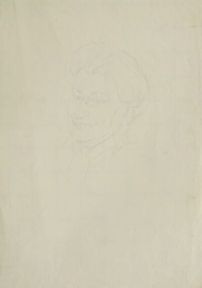Sketch of a female portrait