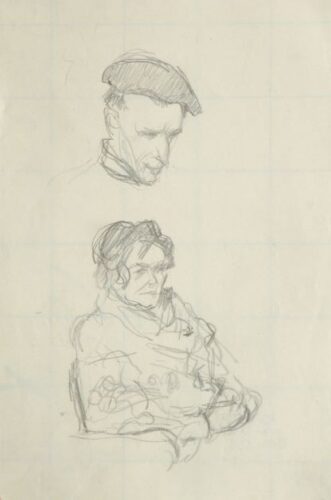 Sketches of portraits