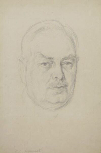Portrait of S. Girgolov. Sketch